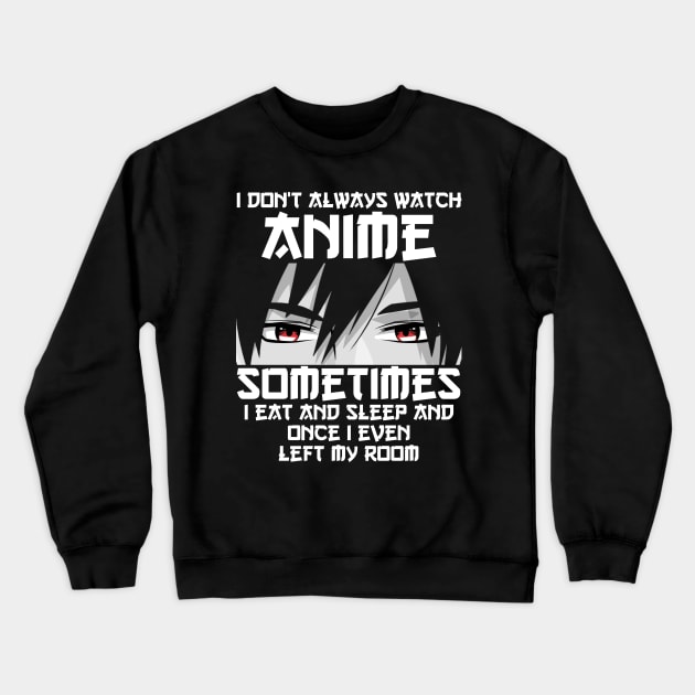 Anime Art For Women Teen Girls Men Anime Merch Anime Lovers Crewneck Sweatshirt by Holly ship